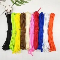 5meterlot 7 stand cores paracord dia 4mm for camping rope hiking clothesline survival parachute cord lanyard camping climbing