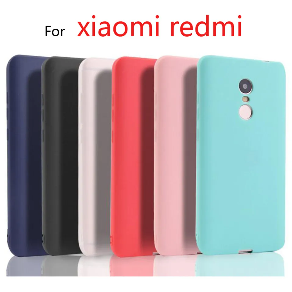 Мягкий чехол карамельного цвета матовый для xiaomi mi a1 A2 Lite 8 SE Redmi 6 6A 5 Plus S2 Note 5A Pro 4X 4