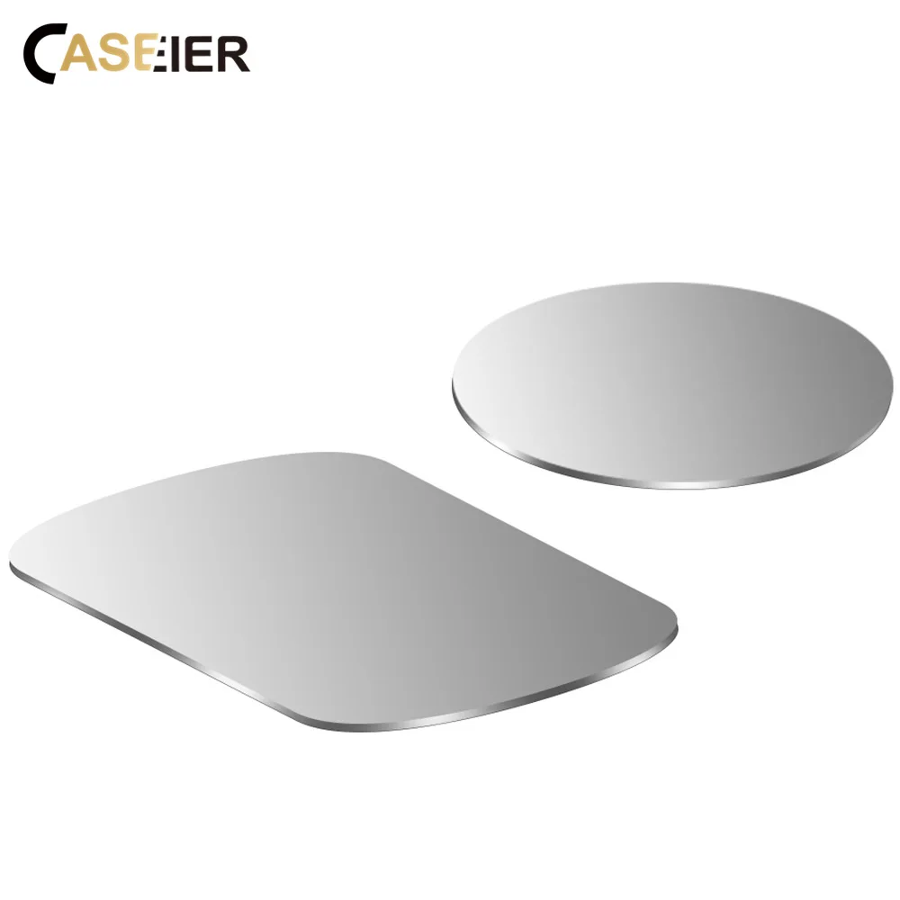 CASEIER, магнитный автомобильный держатель для телефона, металлическая пластина, 0,5 мм, универсальный стальной магнитный держатель для листа, подставка для мобильного телефона, автомобильные настенные держатели для телефонов