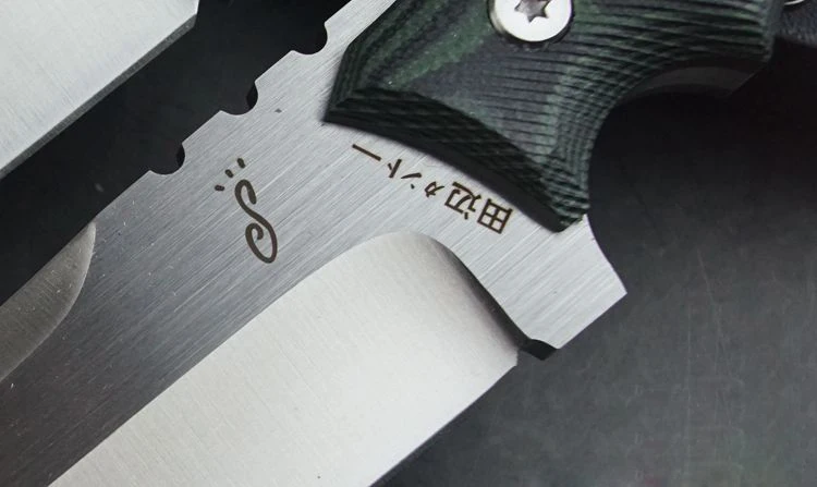 Япония три ребра D2 нож выживания малых прямой полный тан охотничий тактический