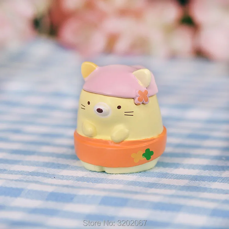 8 шт./лот Sumikko уголок Сан х игрушка 4 см Kawaii Мультфильм животное ПВХ Фигурки для