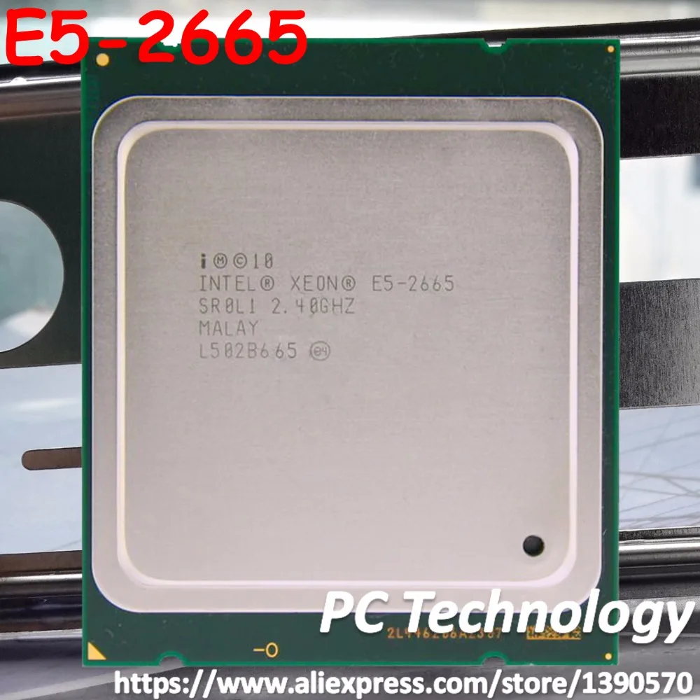Оригинальный процессор Intel ЦП Xeon Φ 2 40 ГГц 8-ядерный 20 МБ SmartCache FCLGA2011 TPD 115W E5 2665