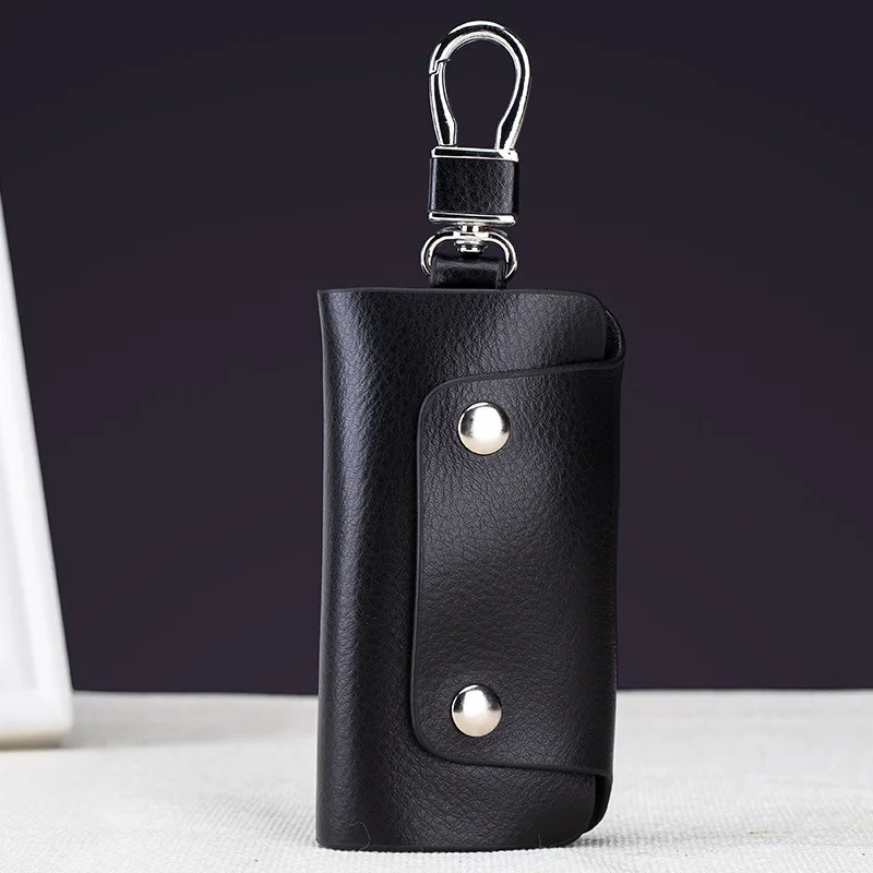 Fashion Women Men's Cowhide Leather Key Holder case Purse Bag Factory Outlet Gifts Custom Car Wallets Housekeeper Holders | Багаж и