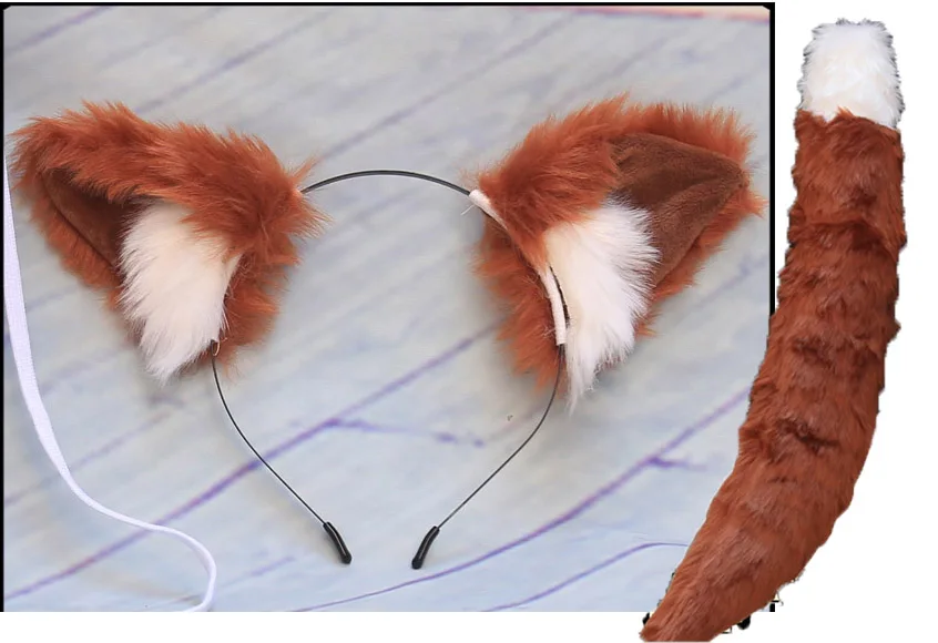 ear and tail FGO Fate Grand Order Tomamo No Mae костюм для косплея для девочек Женский костюм для косплея - Цвет: ear and tail
