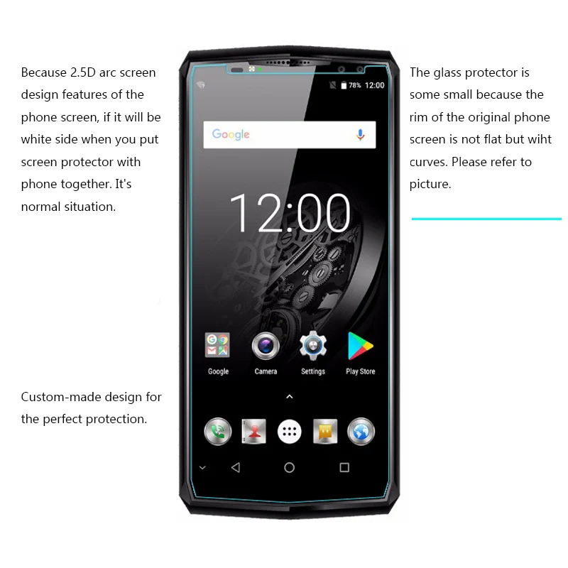 Закаленное стекло для OUKITEL K10 2 шт. защита экрана 6 0 дюйма 9H 2.5D Взрывозащищенная ЖК