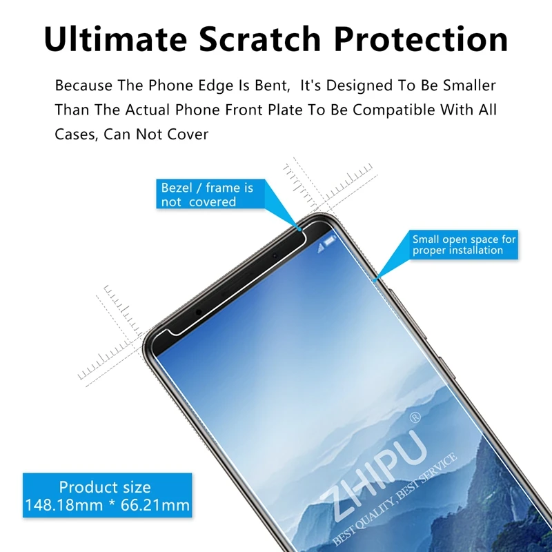 2.5D 0 26 мм 9H Премиум Закаленное стекло для Huawei Mate 10 Pro защита экрана закаленная
