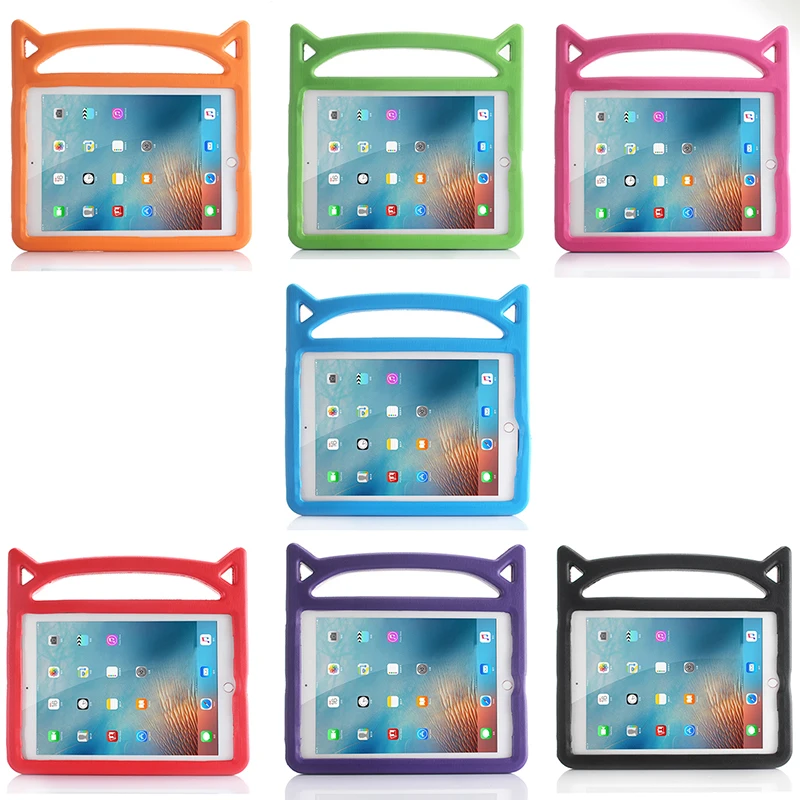 Чехол с кошачьими ушками для Apple iPad Mini 4 3 2 1 милый мультяшный чехол планшета