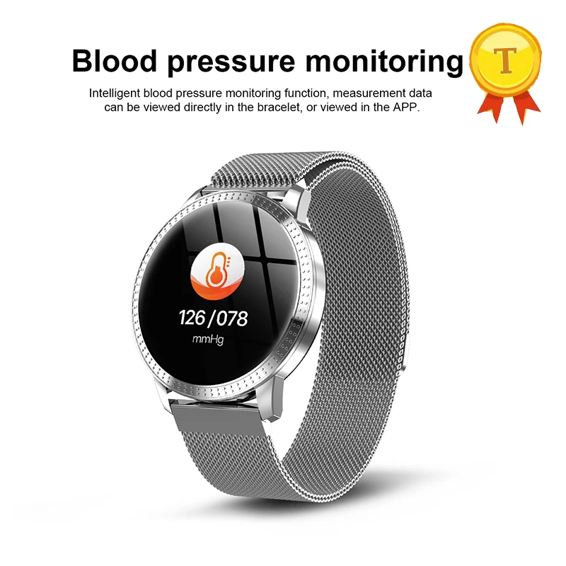 Умные часы 1 22 дюймов Большой экран сообщение напоминание кровяное давление мониторинг металла Starp мульти