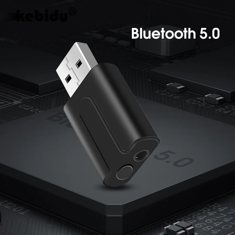 Kebidu беспроводной Bluetooth 5,0 аудио приемник передатчик стерео музыка 3,5 мм AUX разъем аудио рецептор USB мини Bluetooth адаптер