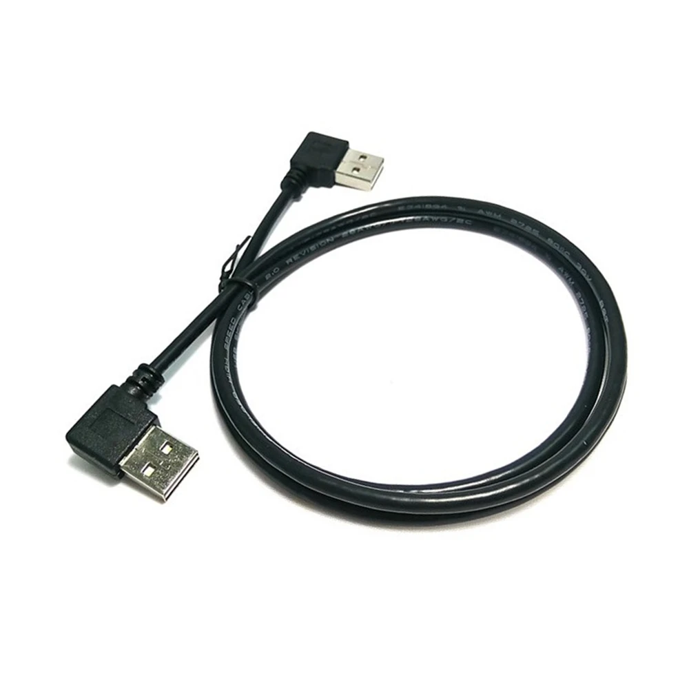 Двусторонний удлинитель с разъемом USB 2 0 типа папа на Правый левый угол адаптер