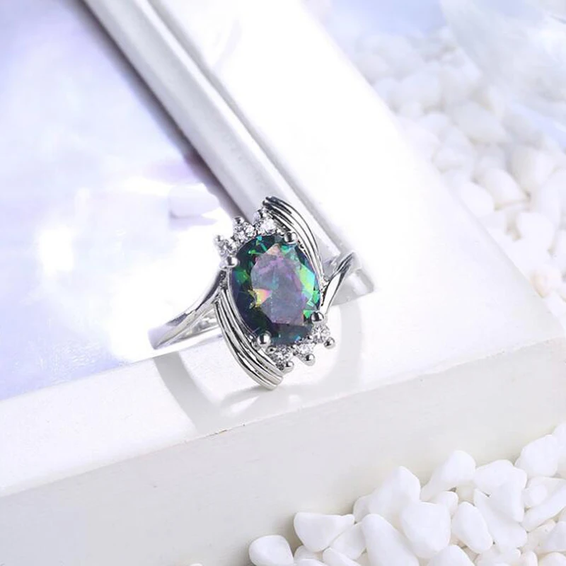 Мода нового сезона популярные ювелирные изделия Crystal вечность красочные своих