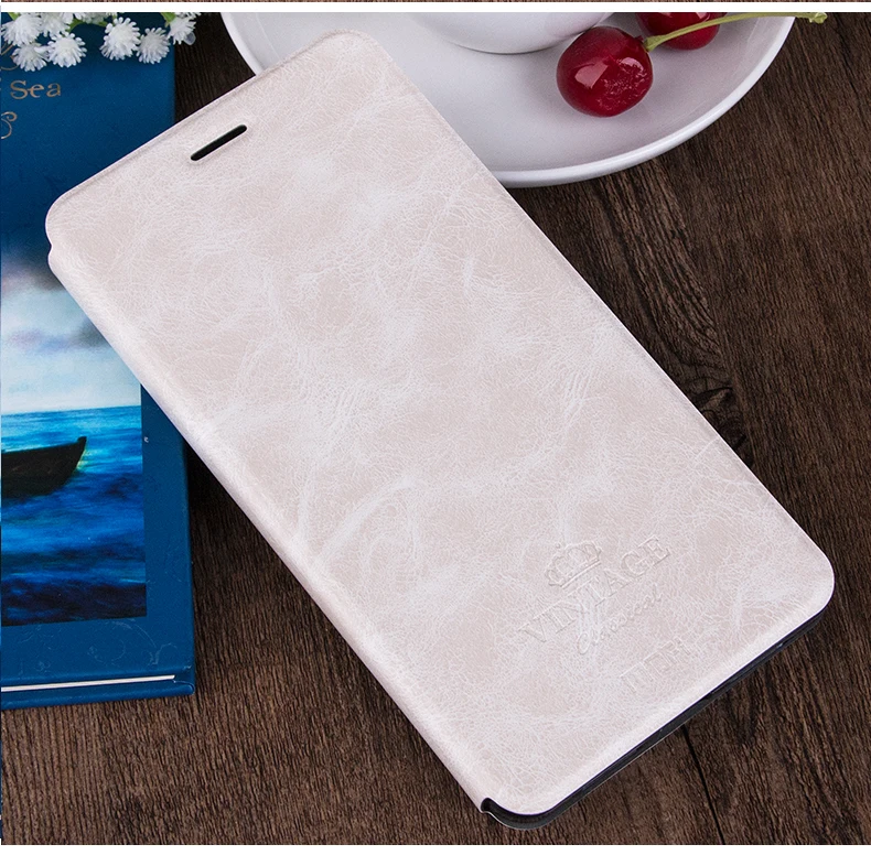 MOFi для ASUS ZenFone 3 Max ZC553KL чехол для телефона s Роскошный флип-чехол из искусственной кожи Для ZenFone 3 Max ZC553KL Чехол-книжка с подставкой - Цвет: Бежевый