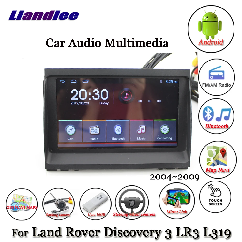 Liandlee Android для Land Rover Discovery 3 LR3 L319 2004~ 2009 радио Carplay парковочная камера gps Navi навигация Мультимедиа