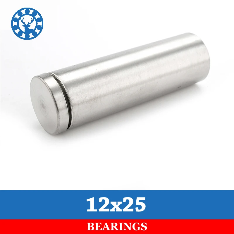 

10pcs Stainless Steel Acrylic Advertisement Fixing Screws 12mmx25mm Barrel Screw Glass Standoff Pin Nails