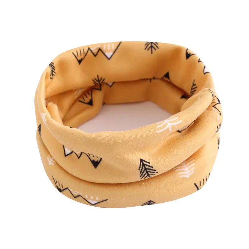 snow hill yellow Осень зима толстые Детский шарф Детские Бархатные шарф для девочек, для мальчиков уплотнительное кольцо плюшевый шарф Детские воротники детский шейный шарф - Цвет: snow hill yellow