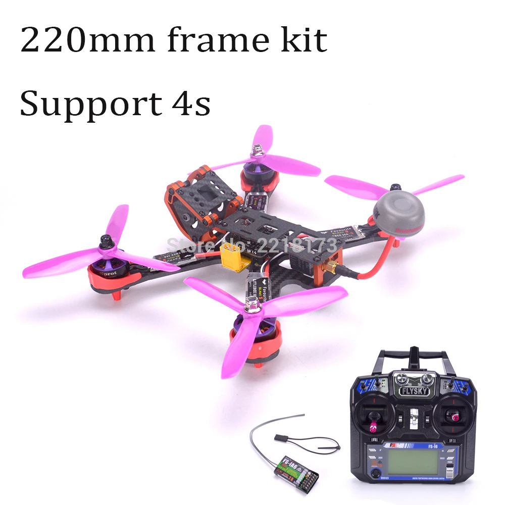 Квадрокоптер Хамелеон FPV рамка 220 мм Naze32 Rev6 6DOF 2205 2300kv мотор Littlebee 30A BLHeli s ESC Flysky I6 для