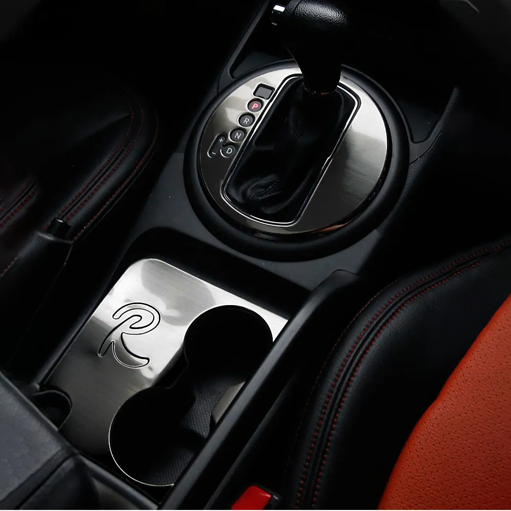 Для KIA Sportage R 2011 2012 2013 логотип автомобильный стакан для воды панель переключения передач декоративная крышка аксессуары из нержавеющей стали