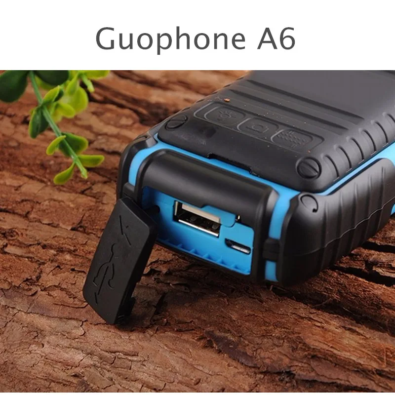 Водонепроницаемый телефон Guophone A6 прочный внешний аккумулятор с ударопрочным