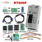 Новейший программатор RT809F ISPRT809 lcd usb, инструменты для ремонта 24-25-93 serise IC с 11 переходниками