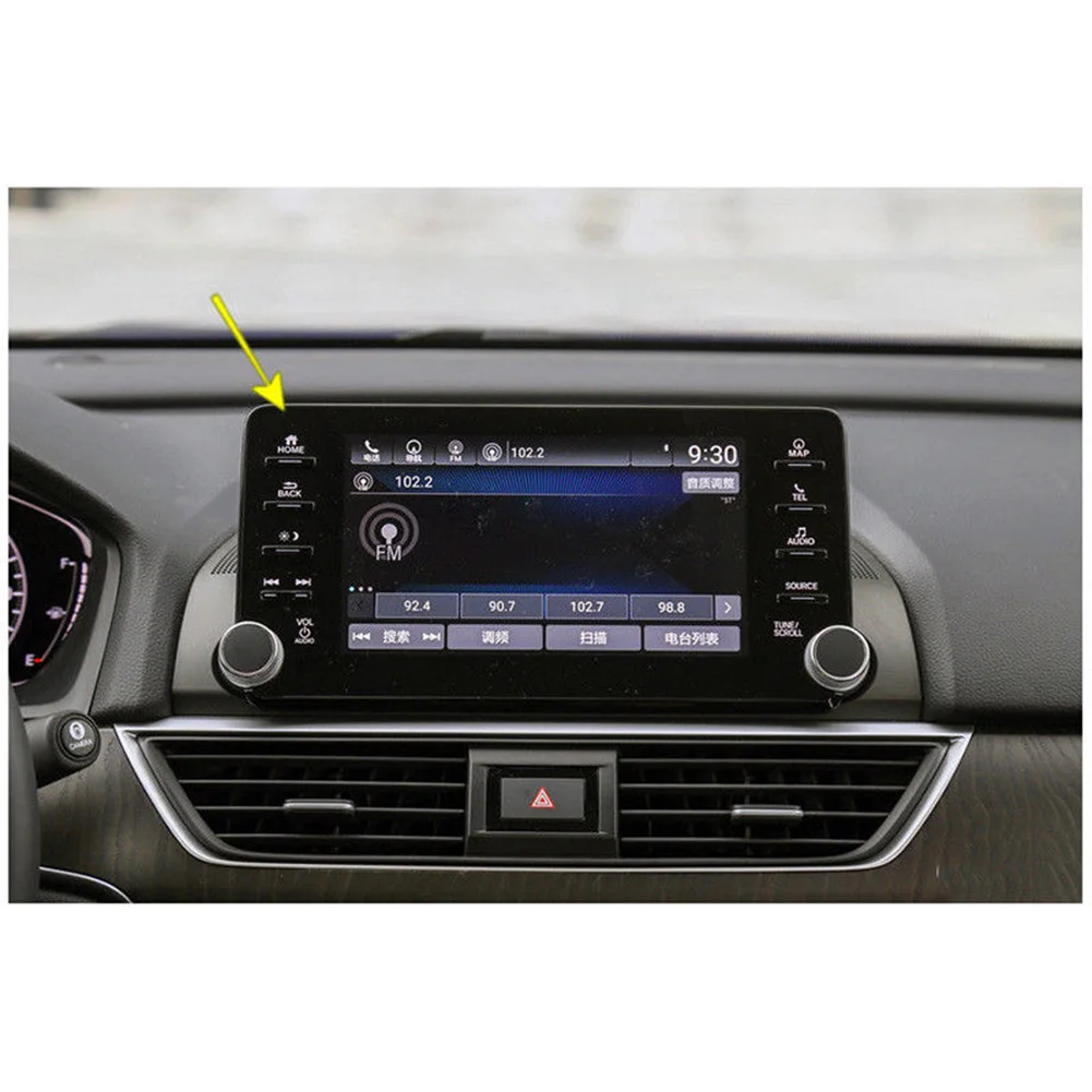 8 дюймов прозрачное закаленное стекло экран дисплея автомобиля навигации