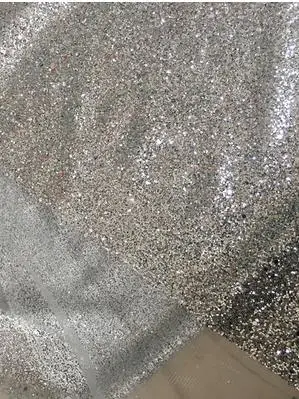 100*130 см белая бронзовая ткань блестящая ткань для вечерних платьев модная одежда свадебное платье студийный фон Декор - Цвет: silver