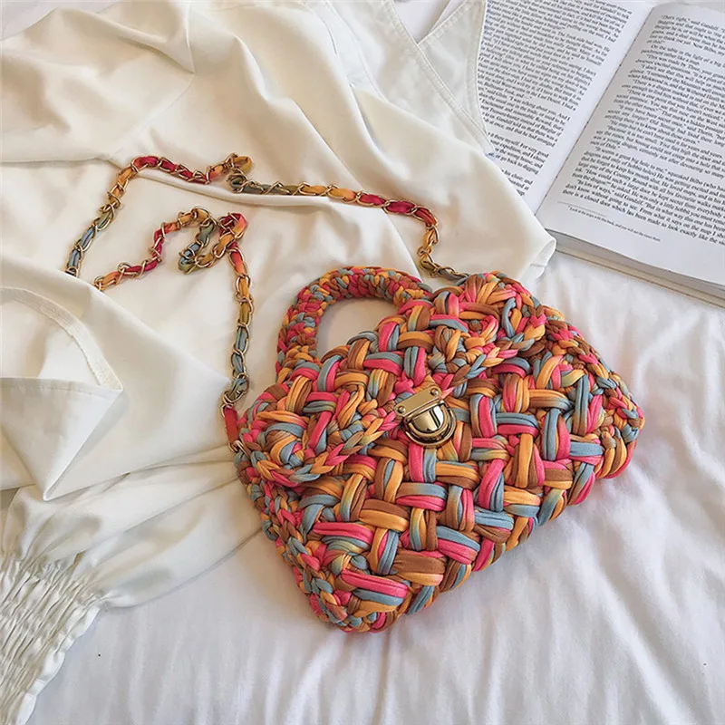 2019 модная новая соломенная сумка Высококачественная для женщин пляжная из