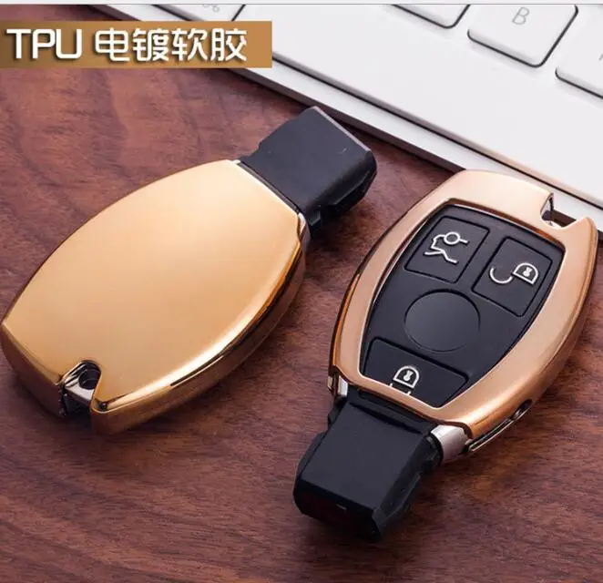 Подходит для Benz car key bag GLA200E Класс C брелок GLC260C200L набор ключей женский | Автомобили