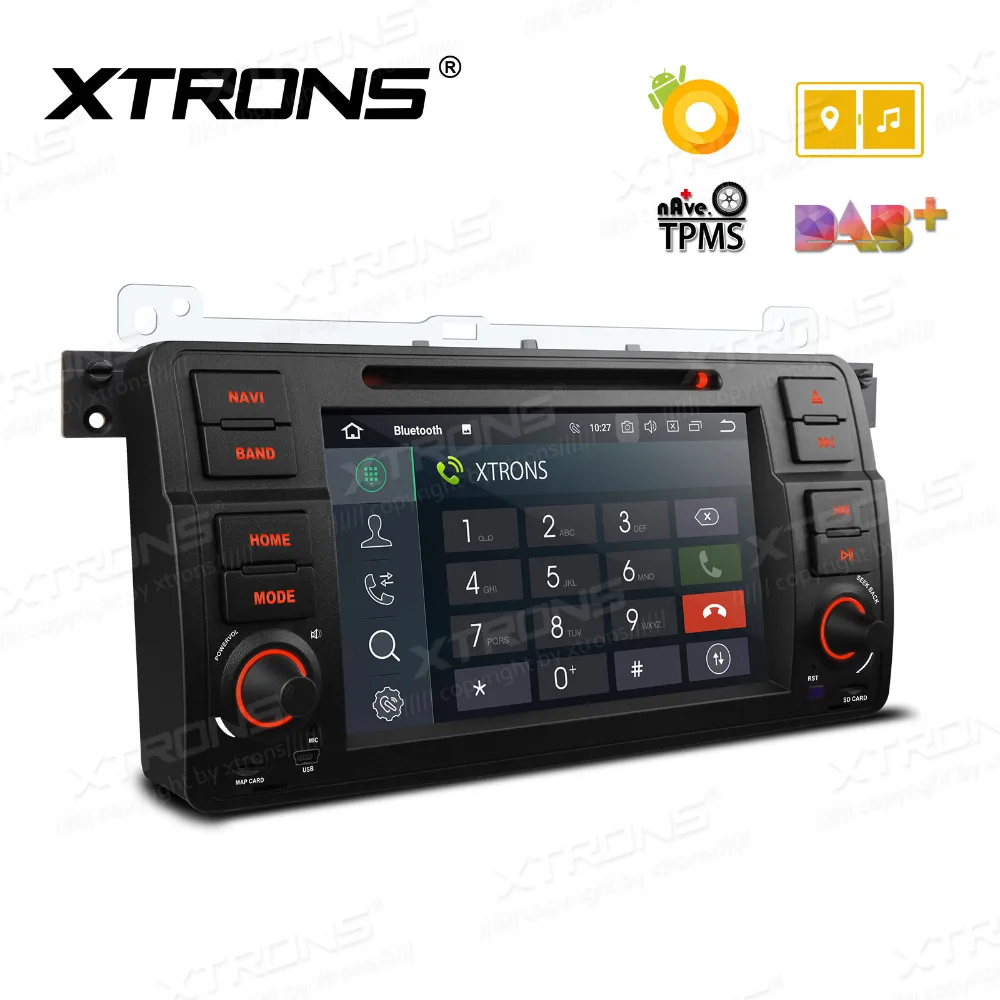 XTRONS 7 &quotAndroid 8 0 Восьмиядерный радио dvd-плеер автомобиля GPS для BMW E46/Rover 75/MG ZT/E46 M3 2000