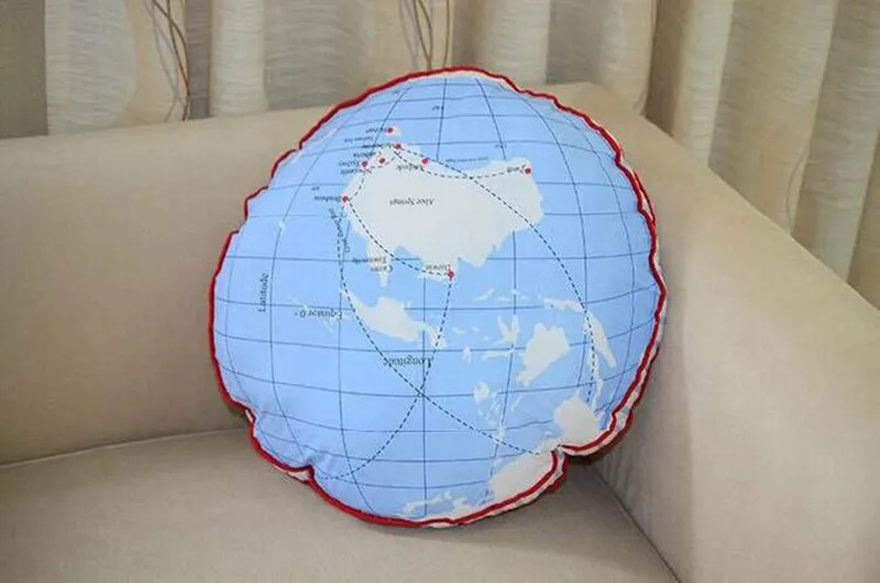 Хлопковая тканевая Подушка ракеты самолет Автомобильная подушка между образцом