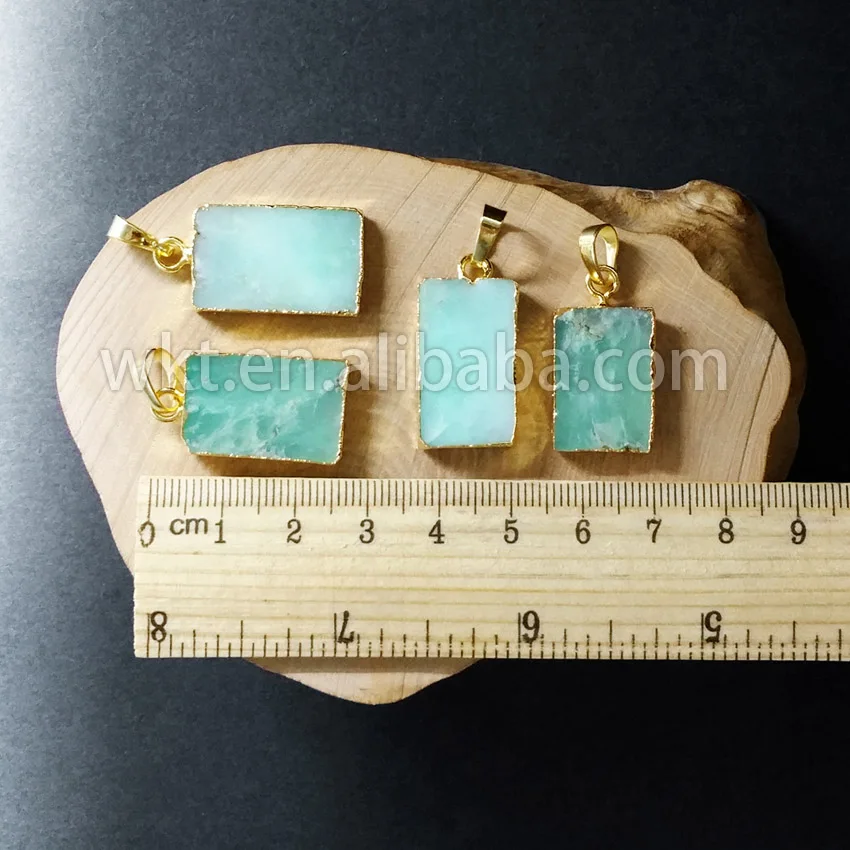 Новое поступление оптовая продажа подвеска из хризопразы WT- P692 модные подвески