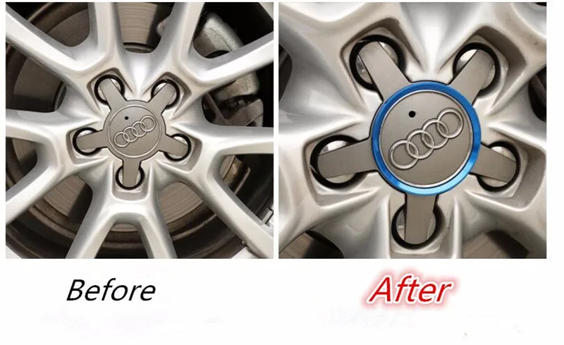 4 шт. хит автомобильный Стайлинг наклейка из алюминиевого сплава крышка ступицы