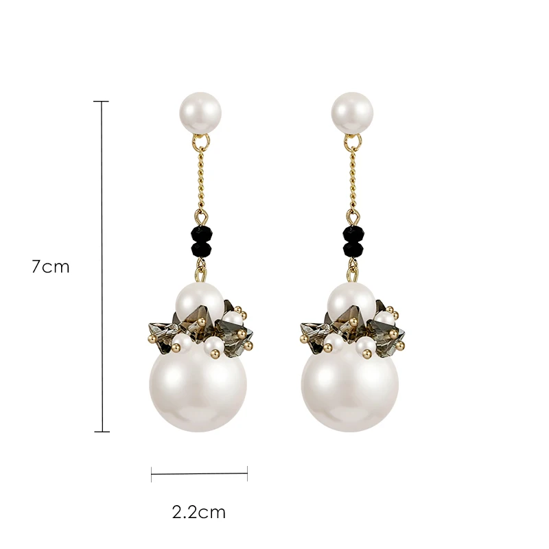 2019 новые весенние серьги из искусственного жемчуга Темперамент Дикие простые