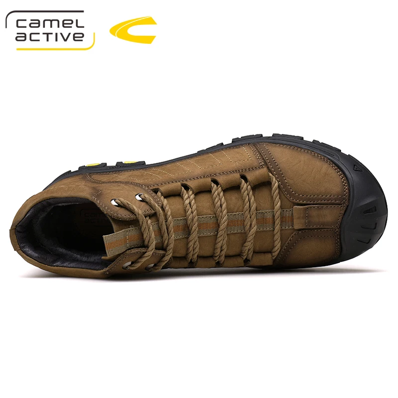 Мужские походные ботинки Camel Active натуральная кожа дышащие для активного отдыха