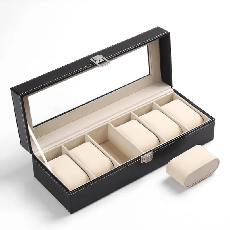 LISM 2 3 6 12 20 24 Grids PU Slots Wrist Watch Display Box Storage Holder Organizer Case Jewelry Dispay | Наручные часы