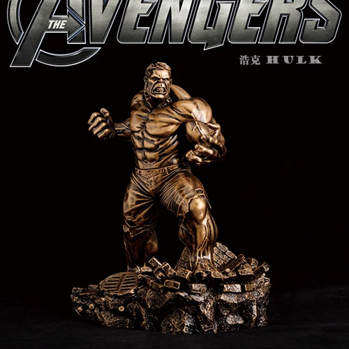 HULK- Estartek Мстители 2 Халк коллекция Гараж Комплект статуя для фанатов Hliday подарок - Цвет: HULK-