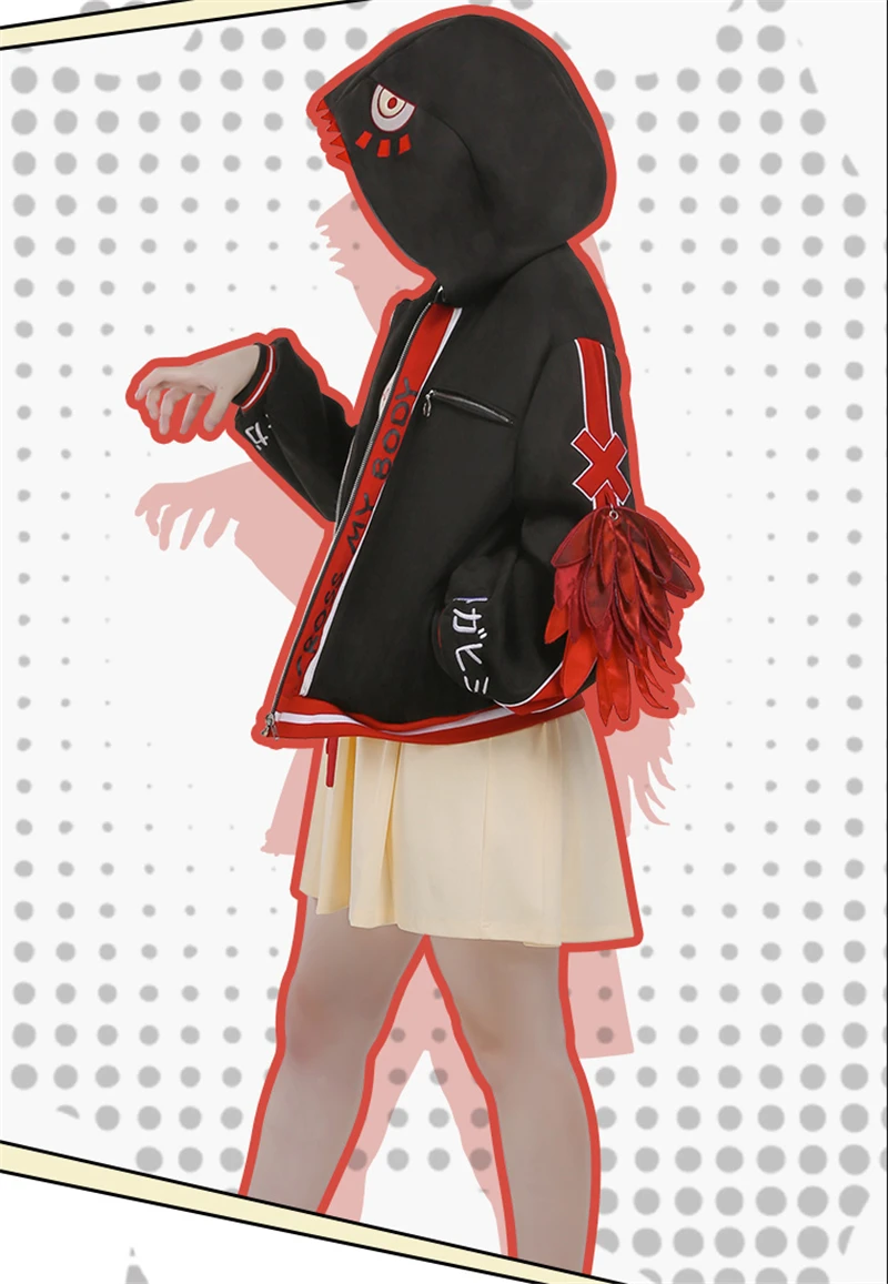 Аниме Косплей My Hero Academy Himiko Toga милые костюмы для праздника костюмы униформа повседневное женское платье пальто+ платья