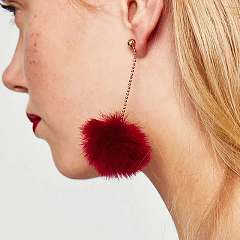 6 цветов Висячие серьги с кисточками ювелирные изделия хит продаж элегантные