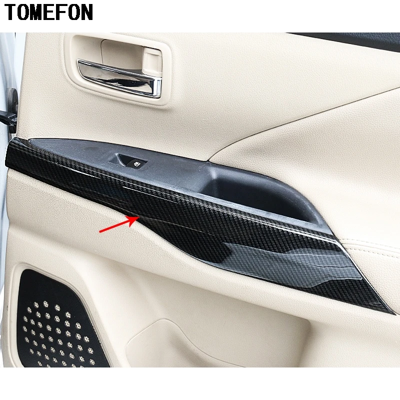 TOMEFON 4 шт. для Mitsubishi Outlander 2016 2017 2018 ABS матовая или углеродная краска ручка двери