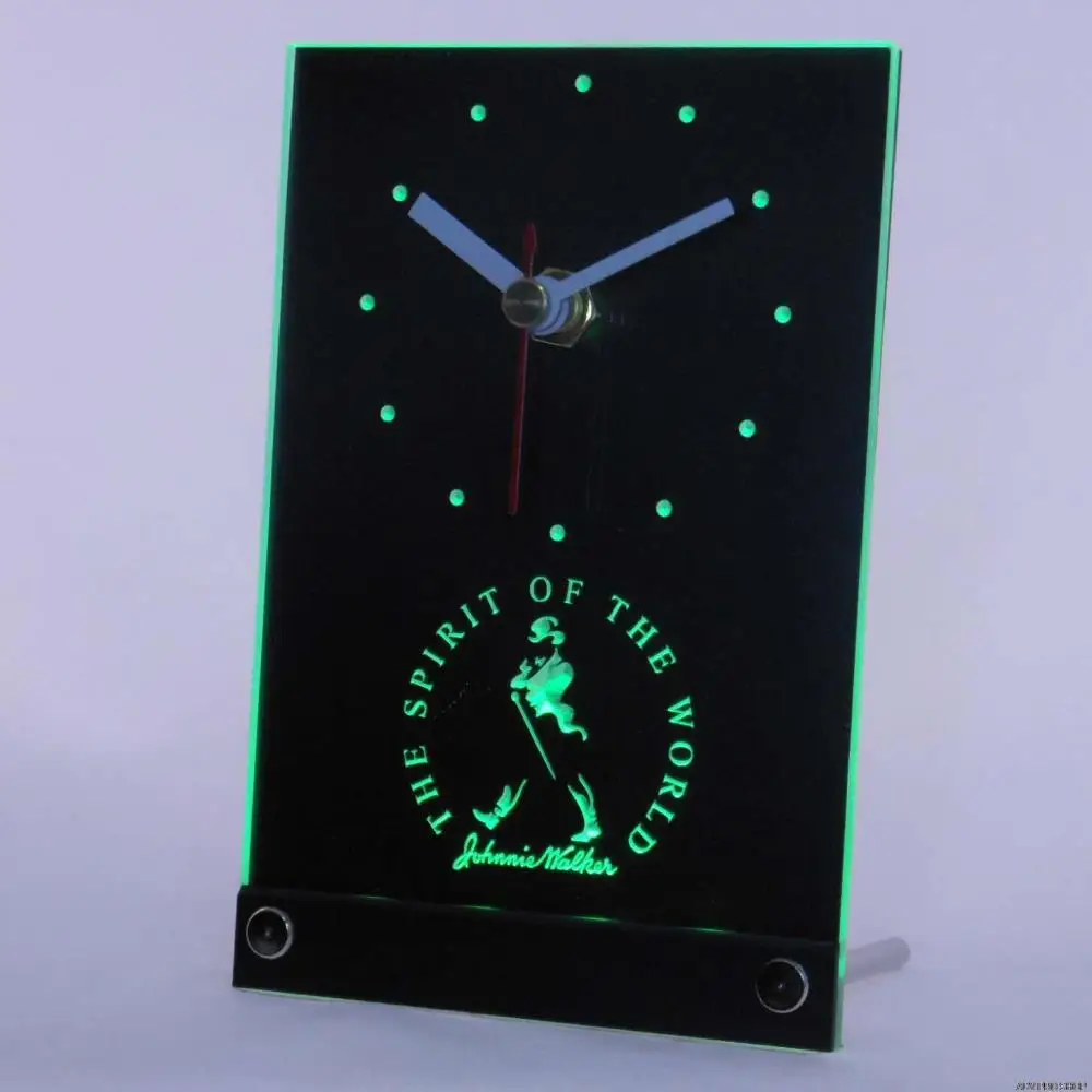 Настольные 3D часы tnc0125 Johnnie Walker|3d led clock|3d clockclock 3d |