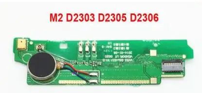 M2 Single 3G Замена микрофона микрофон гибкий кабель с вибратором для sony Xperia M2 D2305 D2306 S50h плата Запчасти для мобильных телефонов - Цвет: M2 Single 3G