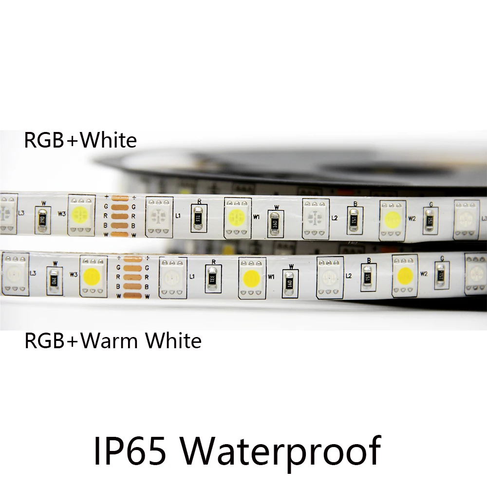 DC12V 5050 Светодиодная лента 5 м 300LED RGBW/WW IP65 & IP20 гибкая полоса света для украшения