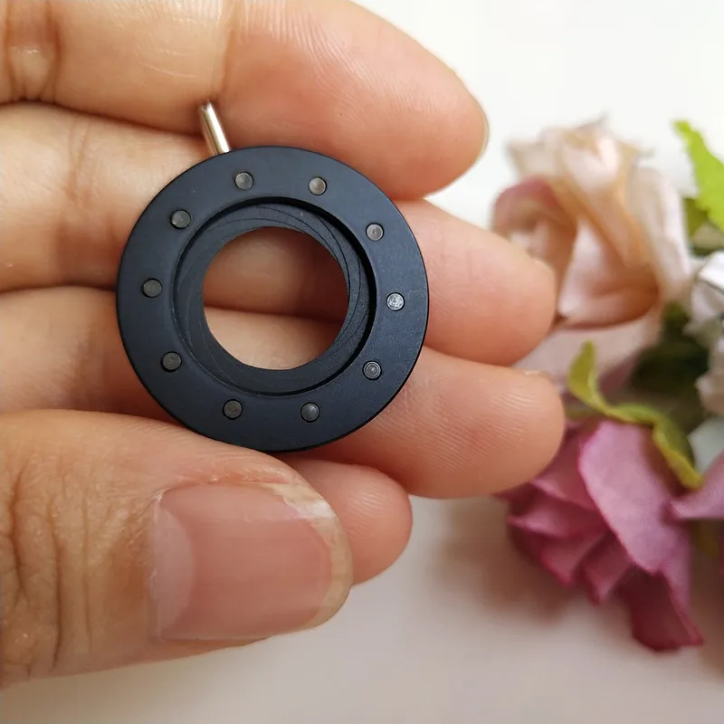 1-16mmAdjustable Amplifying Zoom Optical Iris Diaphragm Aperture Condenser for Digital Camera Microscope Adapter with 10 Blades |