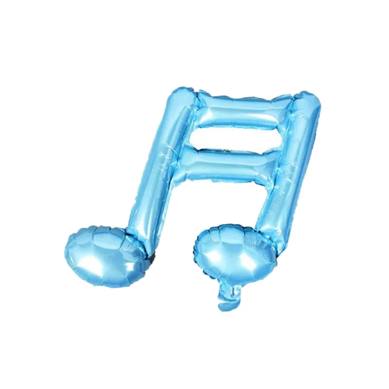 sky blue 2 1 шт. музыкальные ноты из фольги майларовые шары Музыкальный шар для детей день рождения принадлежности Свадебные украшения детский душ воздушные шары - Цвет: sky blue 2