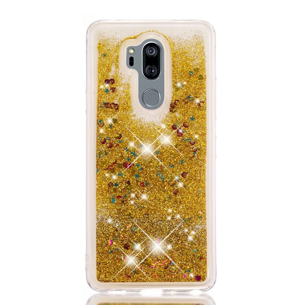 Плавучий зыбучий песок ударопрочный чехол для LG G7 ThinQ мягкий TPU струящийся жидкий