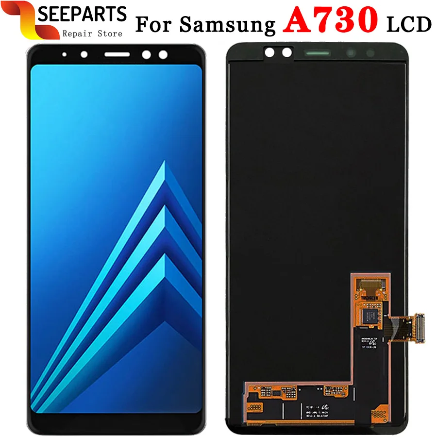 

6.0"For SAMSUNG A8 Plus 2018 LCD A730 A730F SM-A730F Display Touch Screen Digitizer Assembly Replacement For SAMSUNG A730 LCD