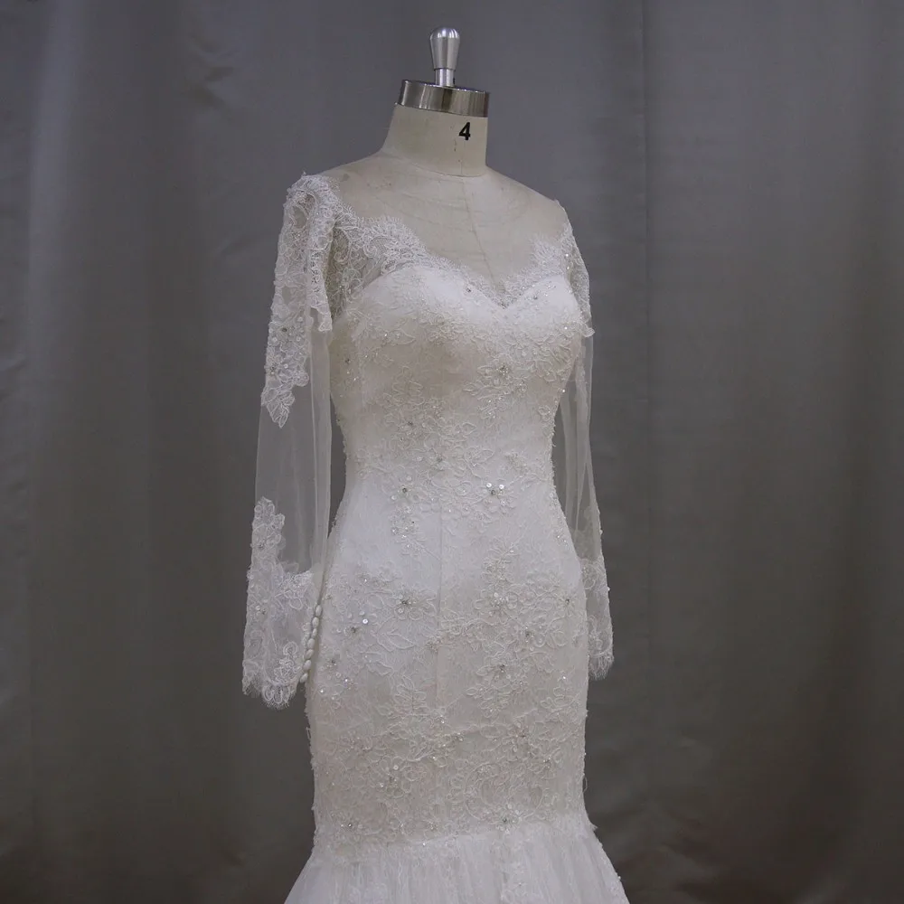 Высокое качество заказ Романтический Русалка торжественные платья Милая