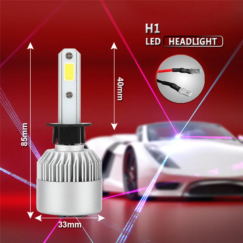Новинка Лидер продаж оригинальный комплект для переоборудования фар H1 S2A LED 1300 Вт
