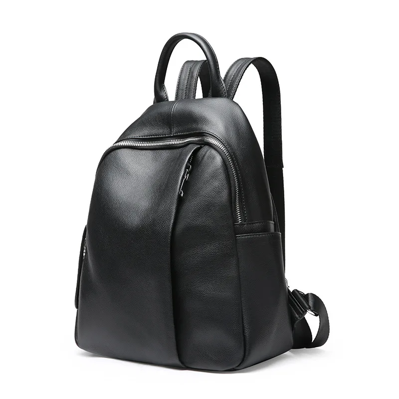ZENCY женский школьный рюкзак из 100% натуральной кожи|backpack bag|leather women backpackwomen backpack |
