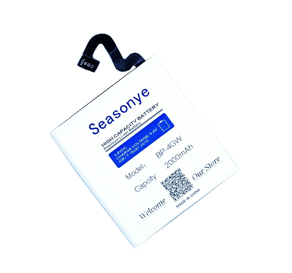 Seasonye 2000mAh / 7.4Wh BP-4GW BP4GW BP 4GW Phone Replacement Battery For Nokia lumia 920 920T Batterie Bateria Batterij | Мобильные