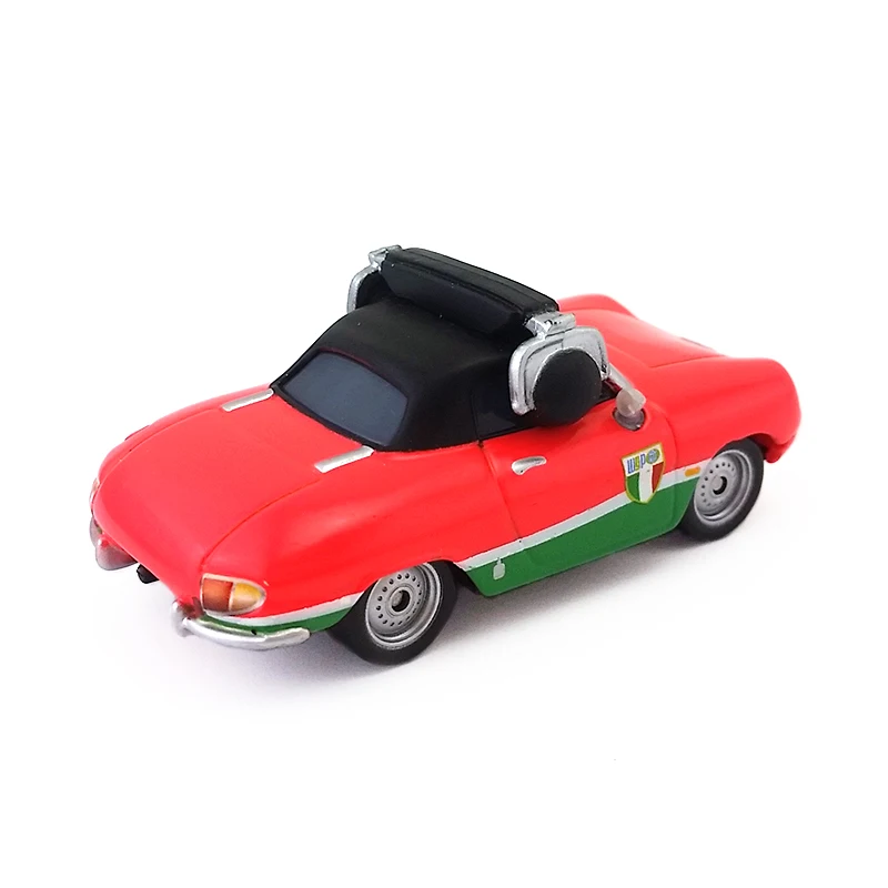 Disney Pixar Автомобили Francesco's Crew главный Guiseppe Motorsosi 1:55 литья под давлением Металл